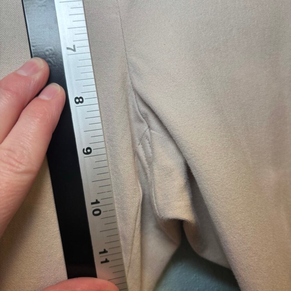 J. McLaughlin Classic Khaki Straight-Leg Pants Size 0 Minimalist Quiet Luxury - Picture 6 of 8